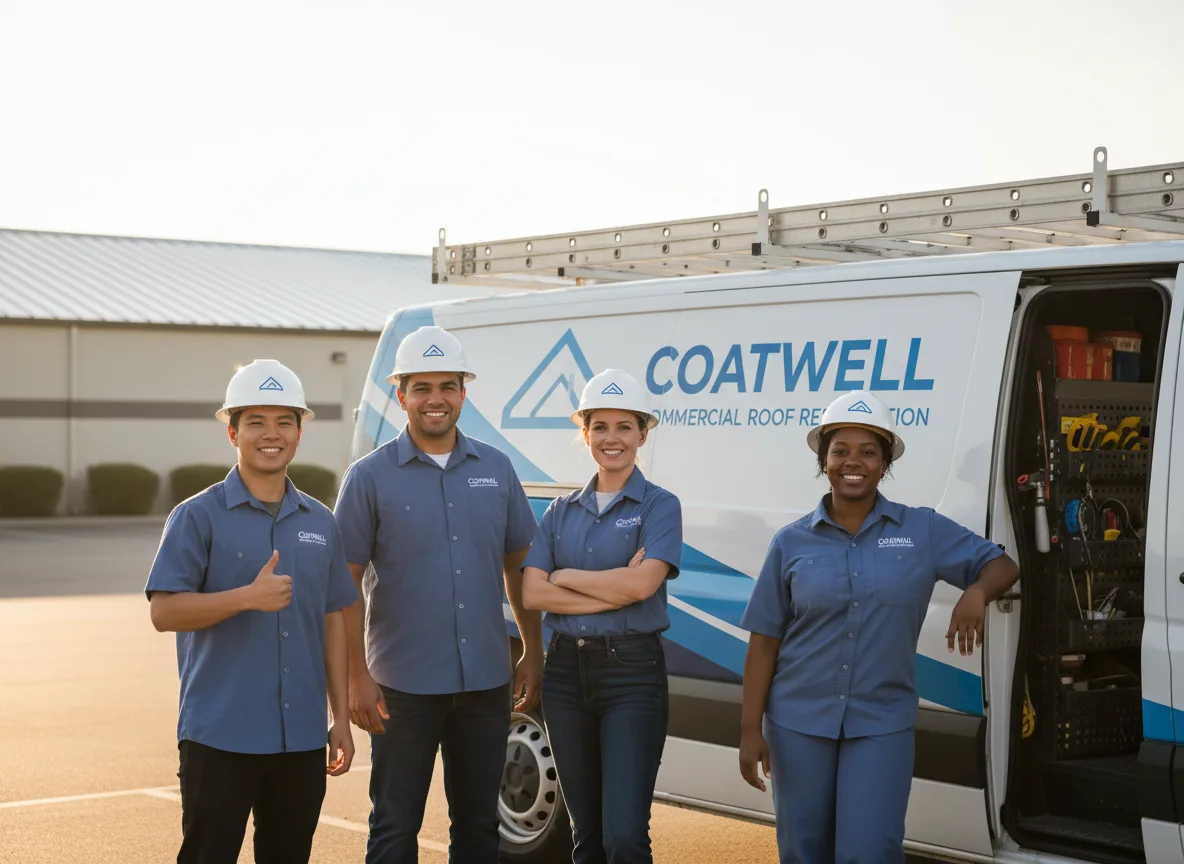 Commercial roof coating company in Leonardo, NJ
